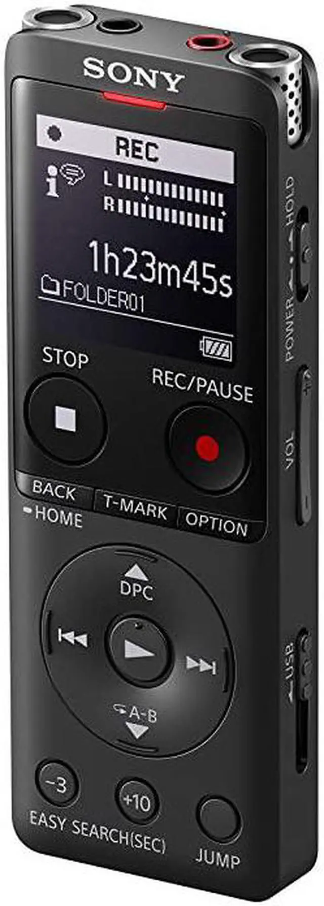 Alt view image 4 of 5 - ICD-UX570 Digital Voice Recorder, ICDUX570BLK