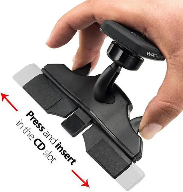 Alt view image 3 of 7 - Cd Mount, CD Slot Magnetic Car Mount Holder, for Cell Phones and Mini Tablets with Fast Swift-Snap Technology, [Fits Most Car Cd Slots]