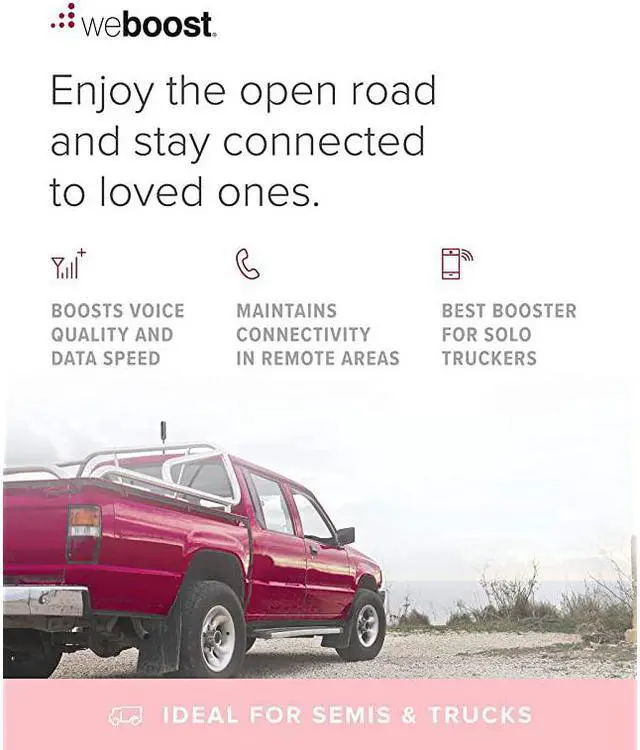 Alt view image 3 of 7 - Drive Sleek OTR (470235) Truck Cell Phone Signal Booster | U.S. Company | All U.S. Carriers - Verizon, AT&T, T-Mobile, Sprint & More | FCC Approved