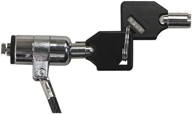 Alt view image 3 of 3 - 10 Foot Black NotebookLaptop Keyed Lock Security Cable Extra Long