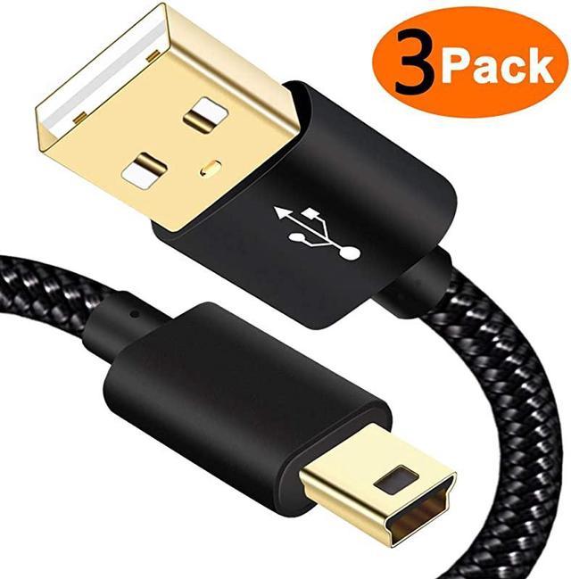 Mini USB Cable 12Ft, Mini USB Cable USB 2.0 Type A to Mini B Cable Male  Cord for GoPro Hero 3+, Hero HD, Cell Phones, MP3 Players, Digital Cameras  etc