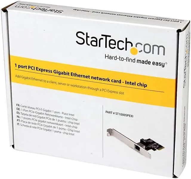 Alt view image 5 of 5 - com 1Port Gigabit Ethernet Network Card PCI Express Intel I210 NIC Single Port PCIe Network Adapter Card with Intel Chipset ST1000SPEXI