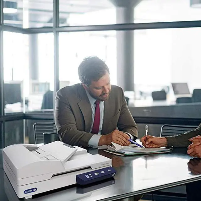 Alt view image 6 of 7 - XDCOMBO Duplex Combo Flatbed Document Scanner for PC and Mac Automatic Document Feeder ADF