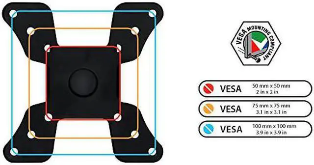 Alt view image 5 of 6 - Single VESA Monitor Mount | Vertical Monitor Desk Stand | Telescoping Pole Height Adjustable | Fits 19 20 21 22 23 24 27 29 30 Inch Computer PC Screens | CClamp Base