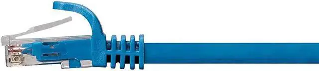 Alt view image 3 of 5 - Cat6 Ethernet Patch Cable 35 feet Blue | Snagless RJ45 550Mhz UTP CMP Plenum Pure Bare Copper Wire 23AWG Entegrade Series