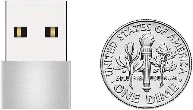 Alt view image 6 of 7 - USB C to USB Adapter 2 Pack USBC Female to USB Male USB Type C Female to USB OTG Adapter for MacBook Pro 20152013 MacBook Air 20172015 Laptops Wall Chargers Power Banks