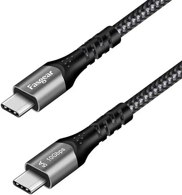 Main image of USB C to USB C Cable 3ft 10Gbps USB 31 Gen 2 Cord 5A Fast Charger with 4K Video and 100W Power Delivery PD Thunderbolt Compatible for MacBookMatebookPixelbookiPadGalaxy Note 10 Black