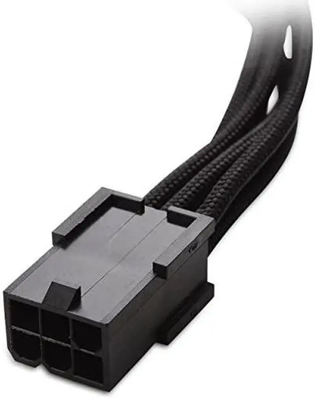 Alt view image 4 of 4 - 2Pack 6 Pin PCIe Extension PCIe to PCIe Power Extension 10 Inches