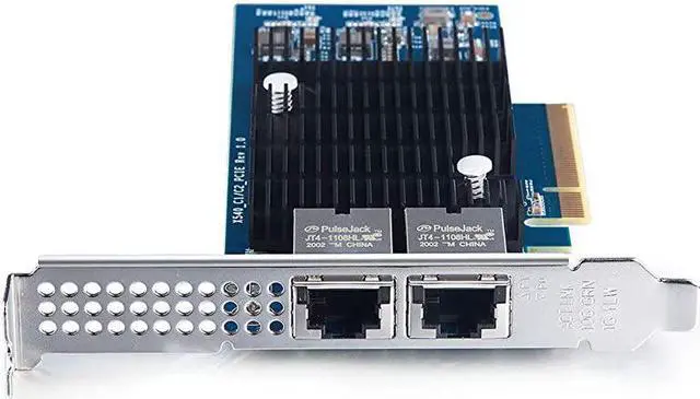 Alt view image 3 of 6 - PCIE NIC Network Card Dual Copper RJ45 Port PCI Express Ethernet LAN Adapter Support Windows ServerWindowsLinuxESX Compare to Intel X540T2