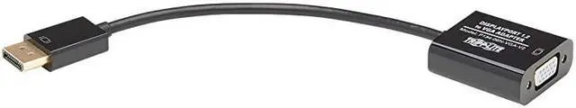 Alt view image 2 of 7 - DisplayPort to VGA Adapter Cable Active Converter Displayport 12 DP to VGA DP2VGA 6in P13406NVGAV2