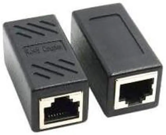 Alt view image 3 of 4 - CAT6 RJ45 Female to Female LAN Connector Ethernet Network Cable Extension Adapter with Shield