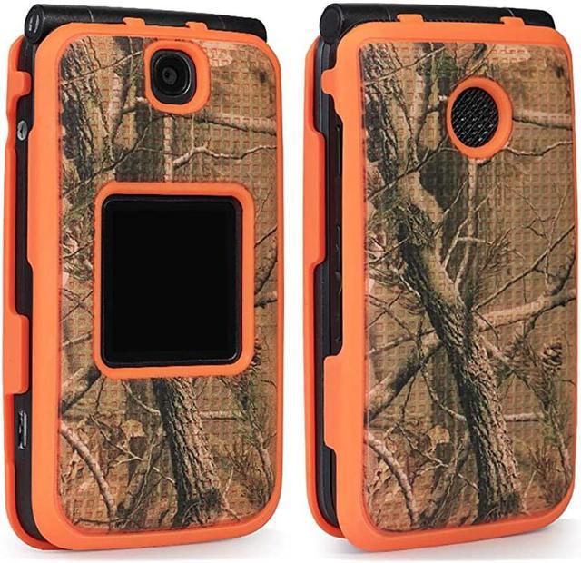 Case For Alcatel Go Flip V Orange Camouflage Tree Leaf Real Woods Camo Protective Cover For Alcatel Go Flip Myflip 4g Quickflip Att Cingular Flip 2 05dl 4051s 4044 05 Newegg Com