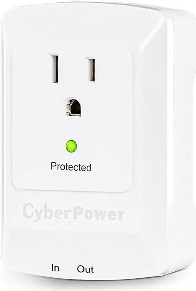Alt view image 3 of 4 - CSP100TW Professional Surge Protector + TEL Protection 900J125V 1 Outlet Wall Tap Plug