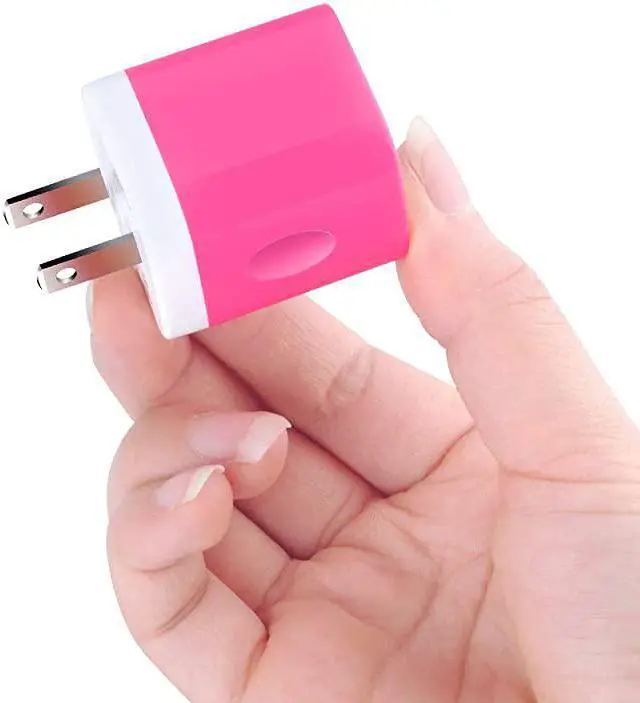 Alt view image 3 of 5 - Charger Plug USB Wall Charger  USB Charging Block Base Box Cube Outlet Adapter Replacement for LG Samsung Galaxy Kindle Moto Huawei HTC ZTE XiaoMi iPhone and More USB Charger Brick