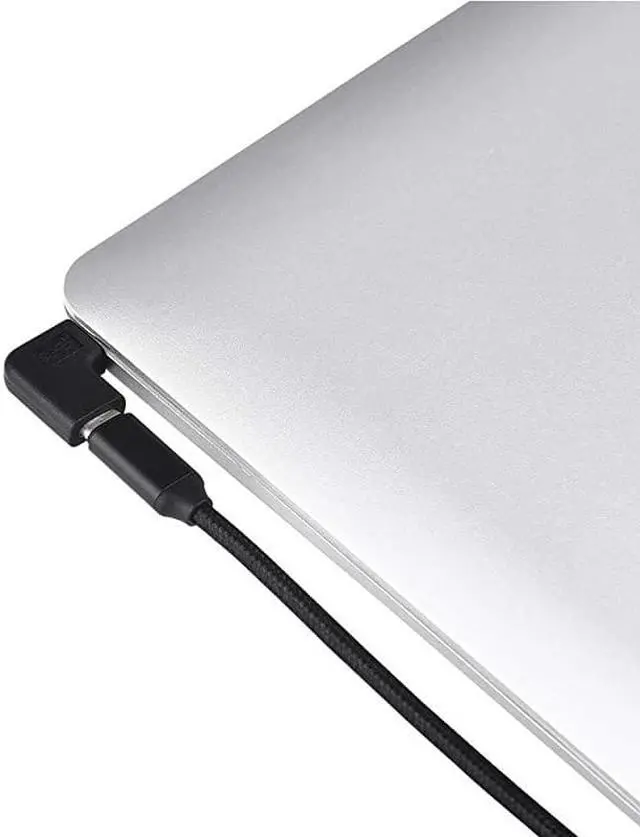 Alt view image 2 of 4 - USB Type C Male to USB C Female Adapter 90 Degree Angled 90 Degree USBC USB 31 TypeC Male to Female Extender Adapter for MacBook AirProSamsung Galaxy S10 S9 Note 9 8 LG G6 G5 and More