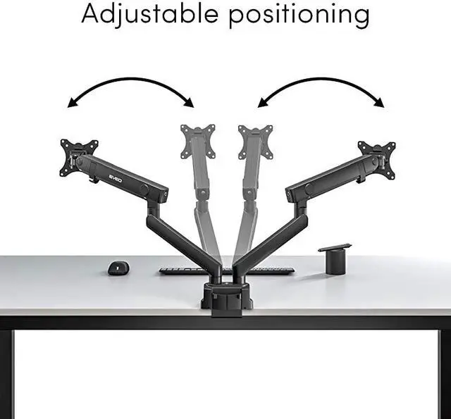 Alt view image 4 of 5 - Monitor Stand Monitor Mount VESA Mount 75x75 100x100 Monitor Arm Fit 17 Inch to 32 Inch VESA Compatible Screens Full Motion Spring Movement Monitor Desk Mount Monitor Stands