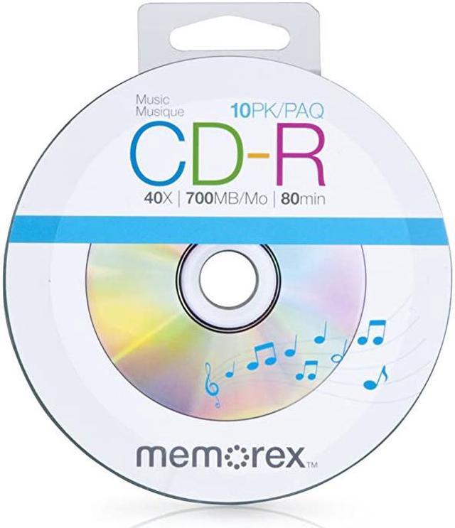 99055 40x 700MB 80 Min Music CDR Discs 10 Pack - Newegg.com