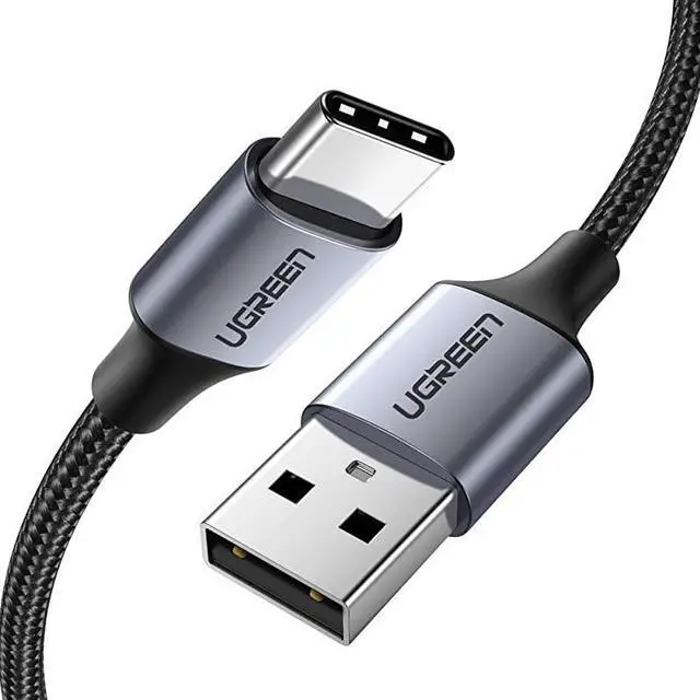 Main image of USB Type C Cable Nylon Braided USB A to USB C Fast Charger Compatible for Samsung Galaxy S20 S10 S9 S8 Note 9 8 GoPro Hero 7 5 6 PS5 Controller Nintendo Switch LG G8 G7 V40 3ft