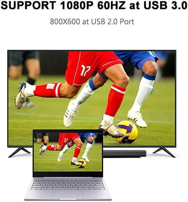 Alt view image 4 of 7 - to VGA Adapter Cable 65FT Compatible with Mac OS Windows XPVista1087 30 to VGA Male 1080P Monitor Display Video AdapterConverter Cord 65FT