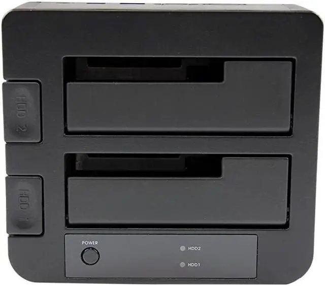 Alt view image 3 of 6 - com USB 3.0 / eSATA Dual Hard Drive Docking Station with UASP for 2.5/3.5in SATA SSD / HDD – SATA 6 Gbps USB 3.0 Dual Drive Dock