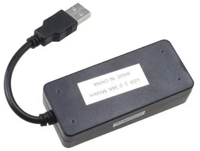 Alt view image 3 of 5 - 56K Voice Fax Data External V90 V92 Modem With Dual Ports Compatible With Windows 98SE2000MEXPVistaWin 7 and Support AutoDial Tone and Pulse Dialing Auto Answer Auto Retrain Black Color