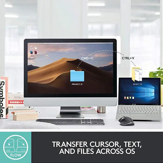 Alt view image 4 of 7 - MX Master 3 Advanced Wireless Mouse Mid Grey