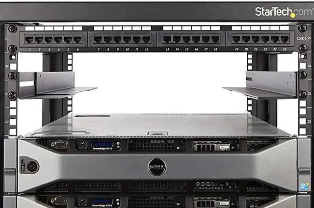 Alt view image 3 of 4 - com 1U 19 inch Server Rack Rails 2436 inch Adjustable Depth Universal 4 Post Rack Mount Rails Network EquipmentServerUPS Mounting Rail Kit HPE ProLiant Dell PowerEdge UNIRAILS1UB