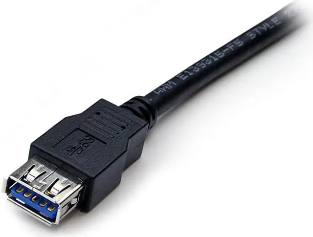 Alt view image 3 of 4 - com 6 ft Black SuperSpeed USB 30 Extension Cable A to A MF 2m USB 3 Male to Female Ext CableCord 6ft 5Gbps USB3SEXT6BK