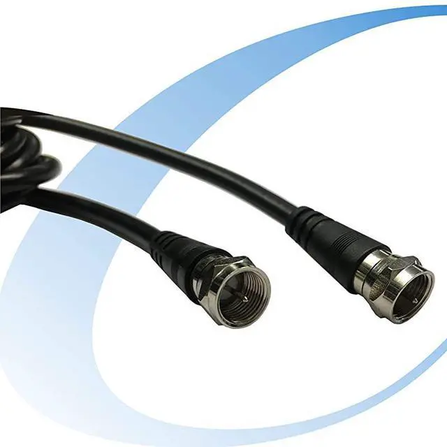 Alt view image 2 of 6 - Coaxial TV Antenna Extension Cable with Coaxial Coupler to Extend Your Indoor Antenna15 feet