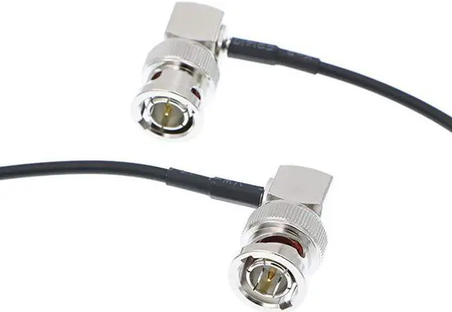 Alt view image 3 of 3 - Blackmagic RG179 Coax Flexible HD SDI Cable for BMCC Video Camera BNC Right Angle Male to Male 24 Inches