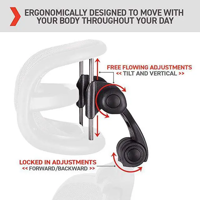 Alt view image 3 of 6 - The Original Headrest for The Herman Miller Aeron Chair by  | Headrest ONLY Chair Not Included H4 for Remastered Carbon