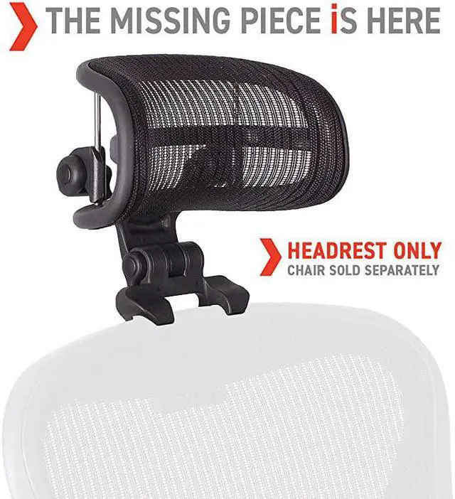 Alt view image 2 of 6 - The Original Headrest for The Herman Miller Aeron Chair by  | Headrest ONLY Chair Not Included H4 for Remastered Carbon