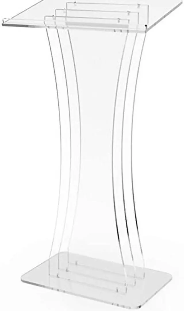 Alt view image 2 of 3 - Clear Acrylic Lucite Podium Pulpit Lectern 18033