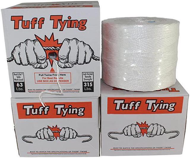 Polypropylene Tying Twine - 1 Ply White Plastic Poly Twine String