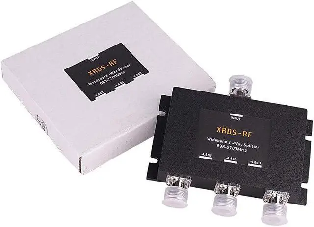 Alt view image 7 of 7 - WideBand 3 Way Splitter48dB N Type Female50 Ohm by  NOT for TV
