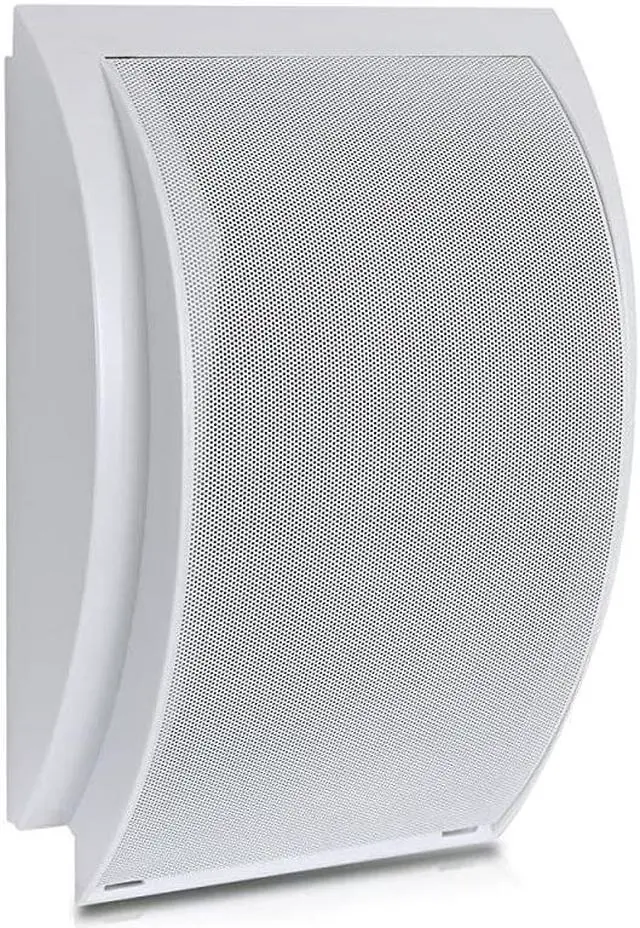 Main image of Indoor Wall Mount PA Speaker 65 Inch 50 Watt Surface Mountable Public Address Speaker with 70 Volt Transformer 130 Hz to 15 kHz Frequency Response 8 Ohm  PDWT6 SILVER