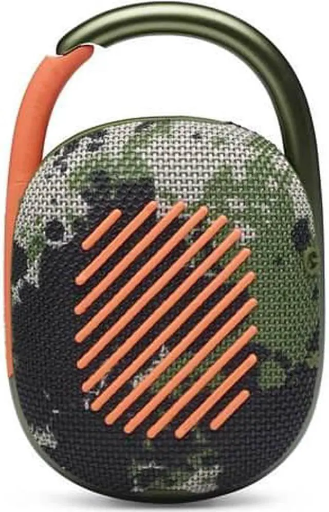 Alt view image 12 of 20 - JBL Clip 4: Portable Speaker with Bluetooth, Built-in Battery, Waterproof and Dustproof Feature - Squad (JBLCLIP4SQUADAM)