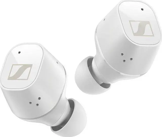 Alt view image 3 of 3 - Sennheiser CX True Wireless In-Ear Noise-Cancelling Earbuds - White