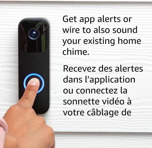 Alt view image 2 of 3 - blink video doorbell + sync module