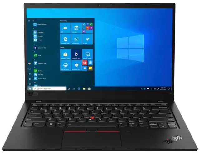 Alt view image 6 of 6 - Lenovo ThinkPad X1 Carbon 8th Gen 20U9002DUS 14" Ultrabook - Full HD - 1920 x 1080 - Intel Core i7 (10th Gen) i7-10510U Quad-core (4 Core) 1.80 GHz - 16 GB RAM - 256 GB SSD - Black - Windows 10 P