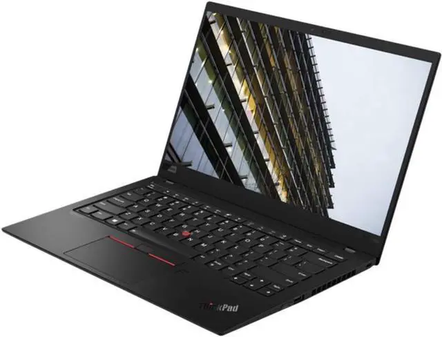 Main image of Lenovo ThinkPad X1 Carbon 8th Gen 20U9002DUS 14" Ultrabook - Full HD - 1920 x 1080 - Intel Core i7 (10th Gen) i7-10510U Quad-core (4 Core) 1.80 GHz - 16 GB RAM - 256 GB SSD - Black - Windows 10 P