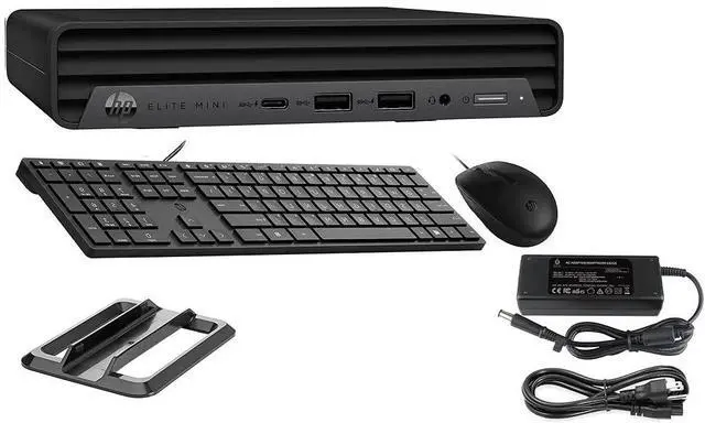 Main image of HP Elite Mini 800 G9 Business Desktop TFF PC | Intel Core i5-12500T 6-Core | 32GB DDR5 RAM | 256GB PCIe SSD | Intel UHD 770 Graphics | Wi-Fi + Bluetooth | HDMI + DisplayPort + VGA | Windows 11 Pro