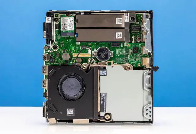 Alt view image 6 of 6 - HP Elite Mini 800 G9 Business Desktop TFF PC | Intel Core i5-12500T 6-Core | 32GB DDR5 RAM | 256GB PCIe SSD | Intel UHD 770 Graphics | Wi-Fi + Bluetooth | HDMI + DisplayPort + VGA | Windows 11 Pro