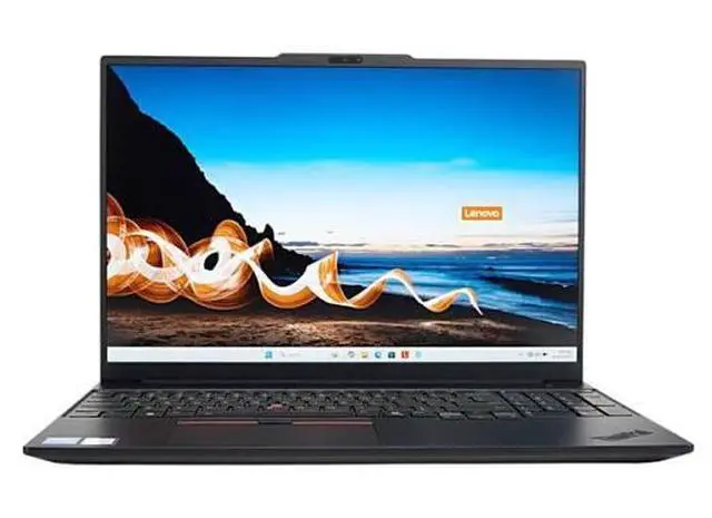 Alt view image 6 of 6 - Lenovo ThinkPad E16 Gen 3 16" Business Laptop, Intel Core Ultra 7 255H, 16GB DDR5 RAM, 512GB SSD, 16" WUXGA Screen with Intel Arc 140T Shared GPU, Windows 11 Pro, CANADIAN BILINGUAL Keyboard.