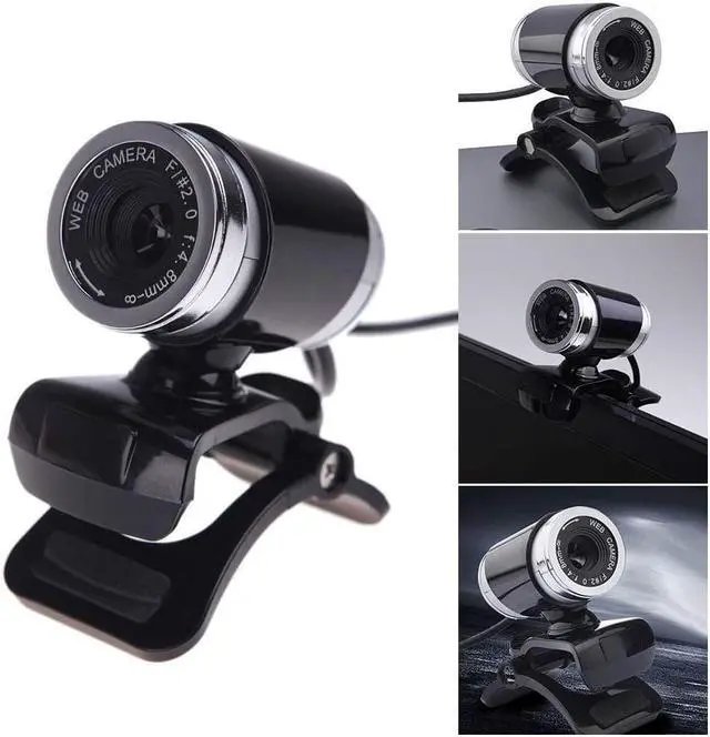 Alt view image 4 of 4 - HD Webcam with Microphone for PC Computers Laptops, USB Clip-On Web Cam 360 Degree Rotatable