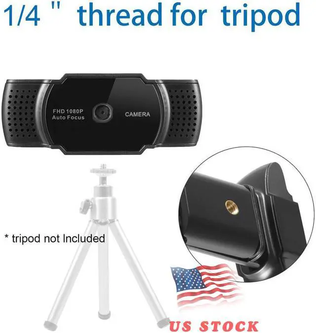 Main image of 5MP HD 1080P Webcam Auto Focus Camera with Mic for Dektop, Laptop, Compatible with windows, Mac os for Video Conferencing, Recording, and Streaming