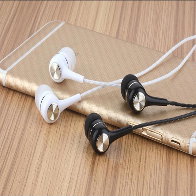 Alt view image 2 of 2 - Wired Earbuds with Microphone, in-Ear Headphones with Heavy Bass, High Sound Quality Earphones Compatible with iPod, iPad, MP3, Android Phones, Fits All 3.5mm Jack White
