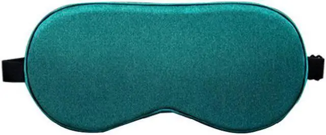 Main image of Silk Sleep Mask Eye Mask Blindfold with Double Layer Silk Filling and Elastic Strap for Full Night's Sleep, Travel and Nap, Soft Eye Cover Eyeshade with (Green)