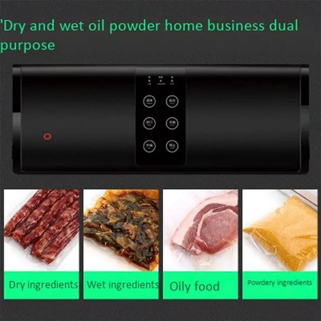 Alt view image 7 of 7 - Vacuum sealing machine - food vacuum sealing machine for food fresh-keeping device,17*25 grain bags*10 pieces as a gift,and SX-280-acuum sealing machine for fresh-keeping