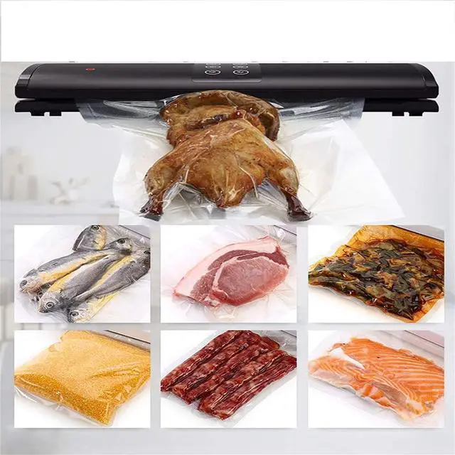 Alt view image 2 of 7 - Vacuum sealing machine - food vacuum sealing machine for food fresh-keeping device,17*25 grain bags*10 pieces as a gift,and SX-280-acuum sealing machine for fresh-keeping